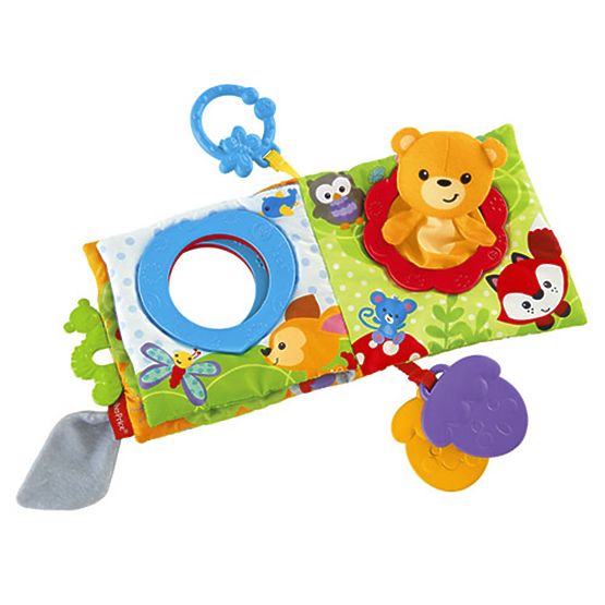 Fisher Price Látková knížka se zvířátky