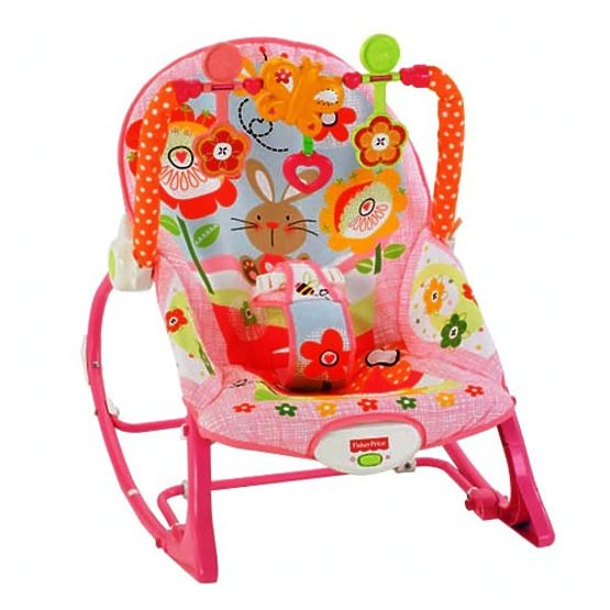 Fisher Price lehátko 2v1 s hracím motýlkem