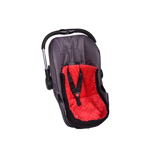 Fusak do autosedačky minky bílý