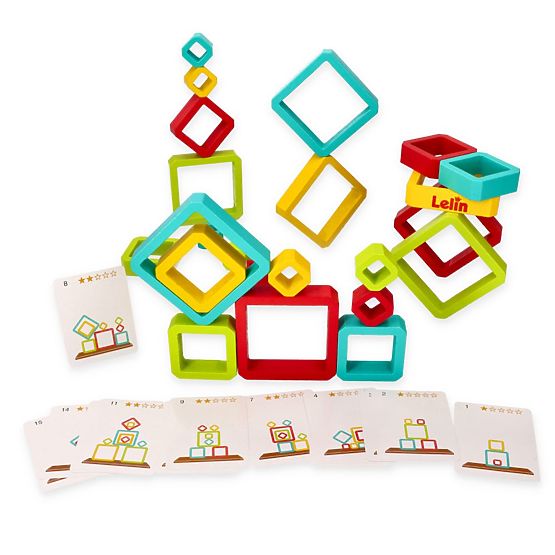 Geometrická balanční skládačka