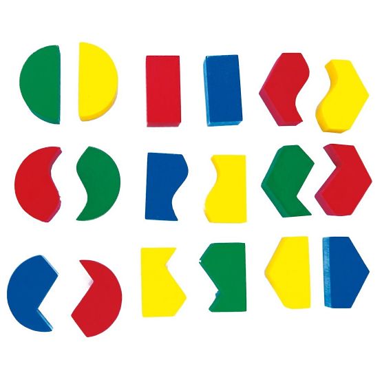 Geometrické puzzle TVARY A BARVY