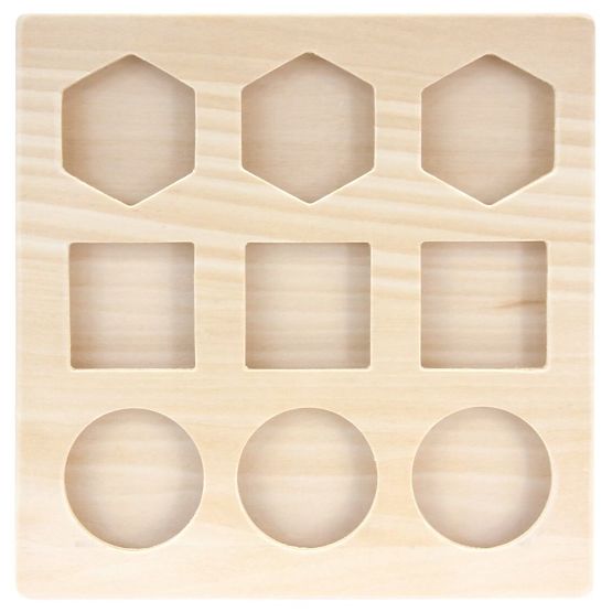 Geometrické puzzle TVARY A BARVY