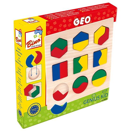 Geometrické puzzle TVARY A BARVY