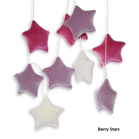 Girlanda Hvězdy - velvet