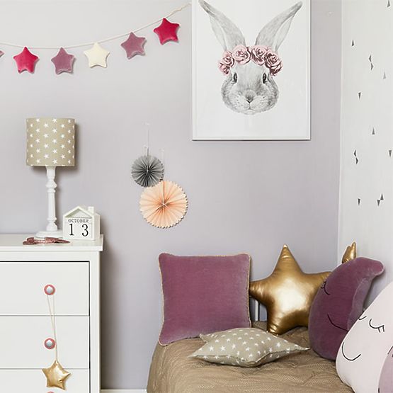 Girlanda Hvězdy - velvet