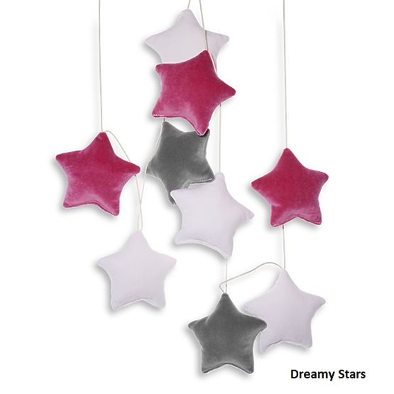 Girlanda Hvězdy - velvet