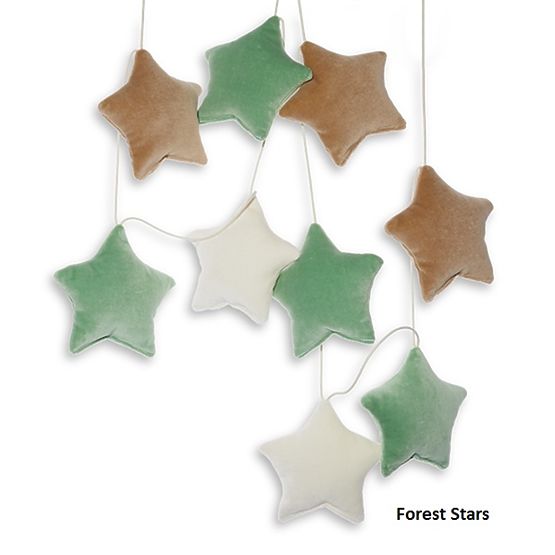 Girlanda Hvězdy - velvet