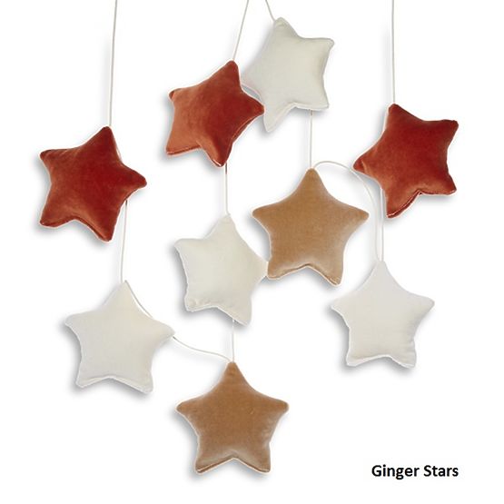 Girlanda Hvězdy - velvet