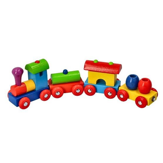 GOKI barevný vlak Peru vagónky na magnety