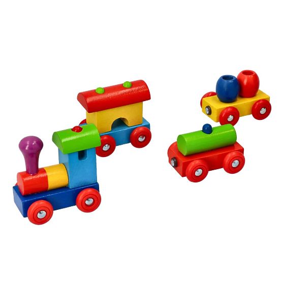 GOKI barevný vlak Peru vagónky na magnety