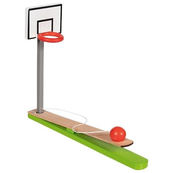Goki hra na prstový basketbal