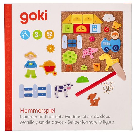 Goki korková zatloukací hra Farma