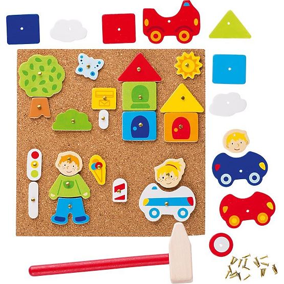 Goki korková zatloukací hra Město