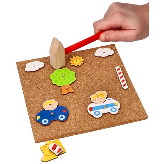 Goki korková zatloukací hra Město