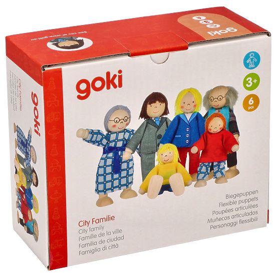 GOKI Rodinka - dřevěné panenky do domečku