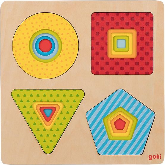 Goki vrstvené geometrické puzzle