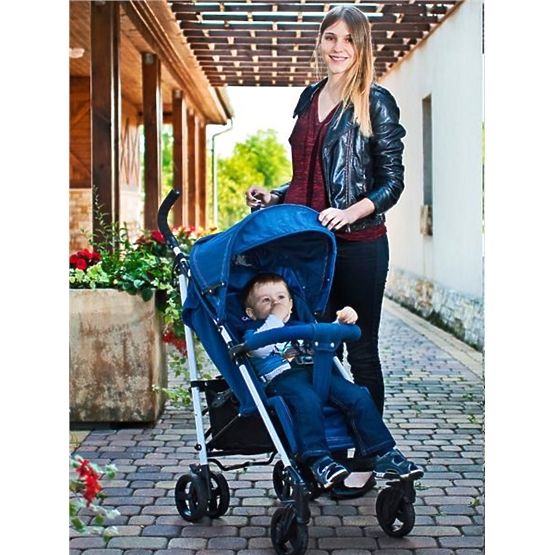 Golfový kočárek CARETERO Jeans black 2017 Černá