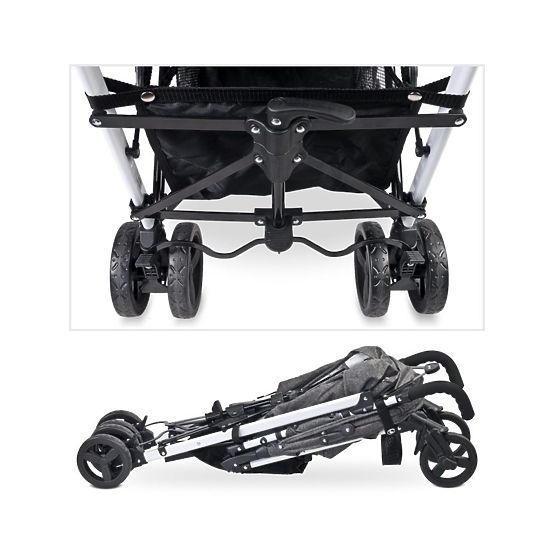 Golfový kočárek CARETERO Jeans brown 2017 Hnědá