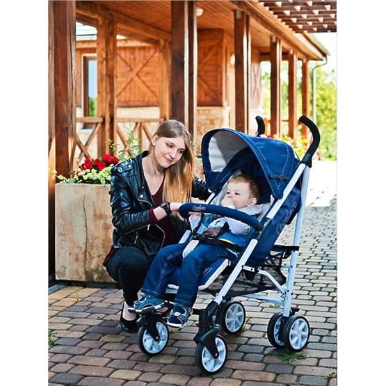 Golfový kočárek CARETERO Moby purple Fialová