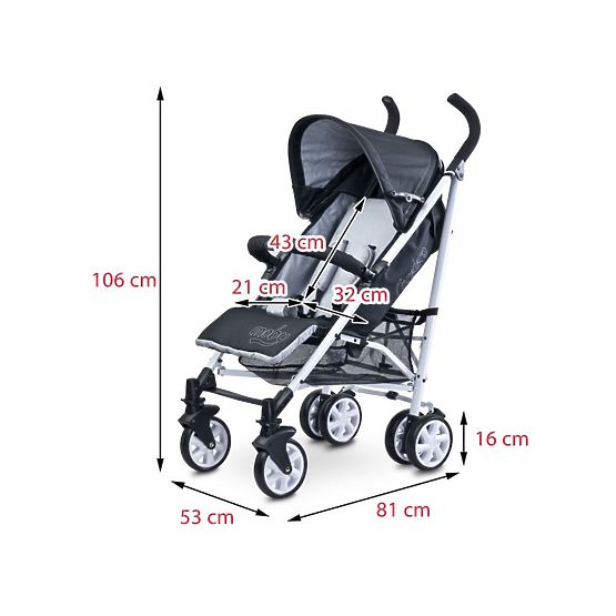 Golfový kočárek CARETERO Moby purple Fialová