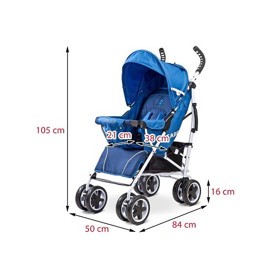 Golfový kočárek CARETERO Spacer 2017 black Černá