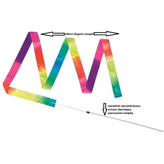 Gymnastická stuha - šerpa na cvičení