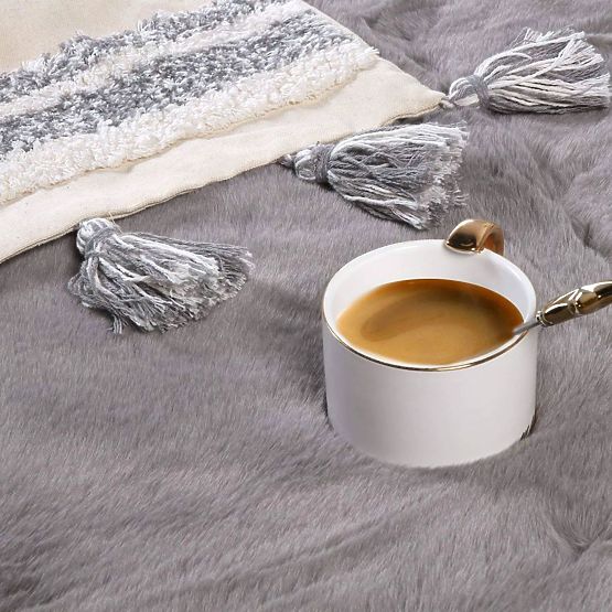 Hedvábný koberec Rabbit - Růžový