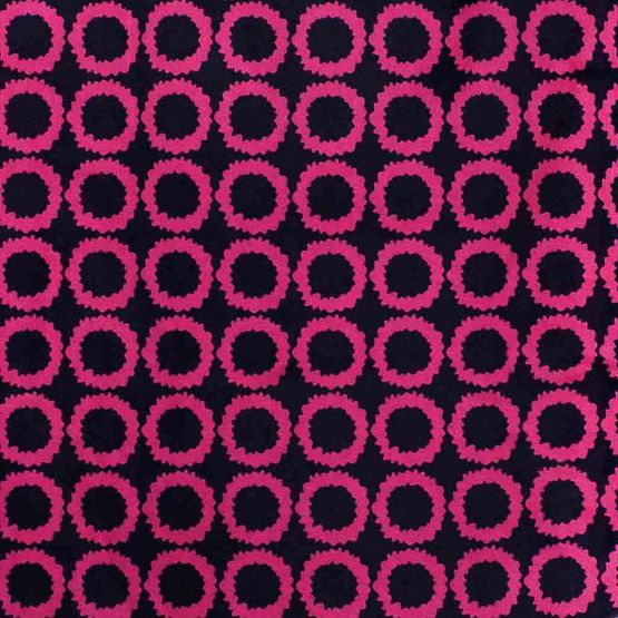 Hluboký kočárek pro panenky PlayTo Viola růžovo-černý Fialová