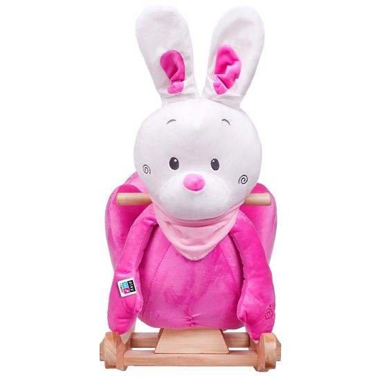 Houpací hračka s melodií PlayTo králíček růžová