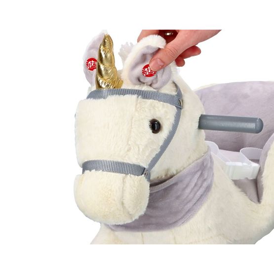 Houpací jednorožec se sedadlem