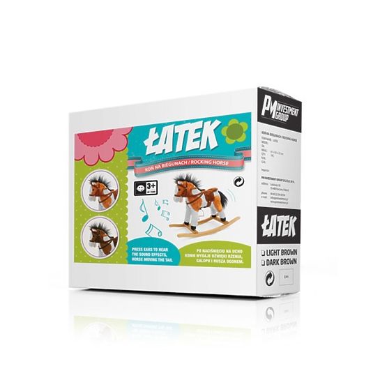 Houpací koník Milly Mally Jurášek tmavě hnědý