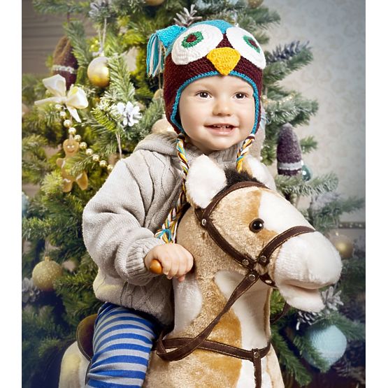 Houpací kůň Mustang s kolečky