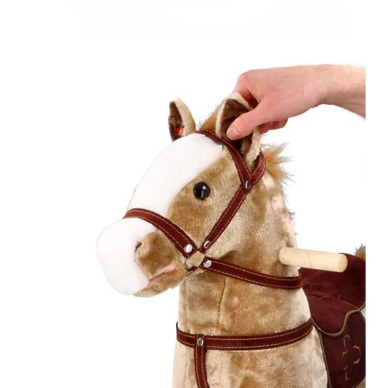 Houpací kůň Mustang s kolečky