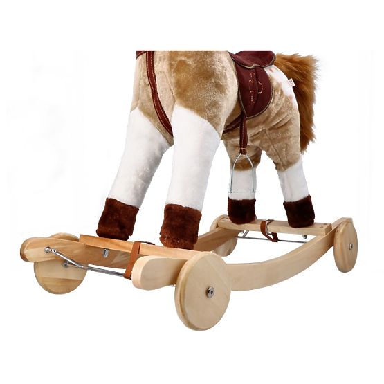 Houpací kůň Mustang s kolečky