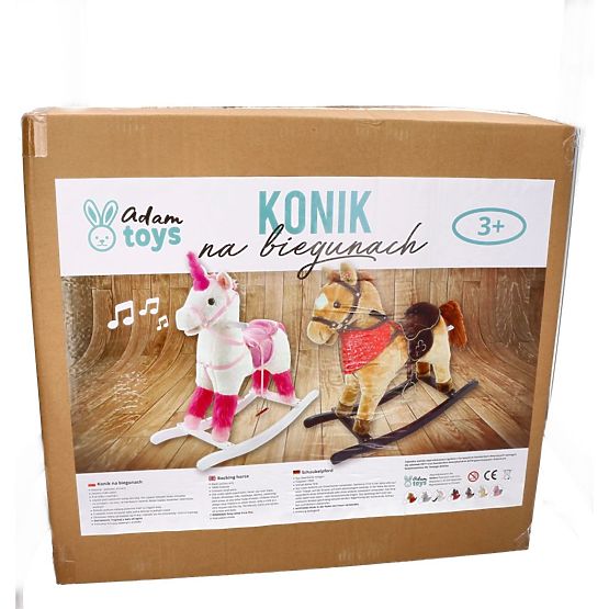 Houpací kůň Mustang s kolečky