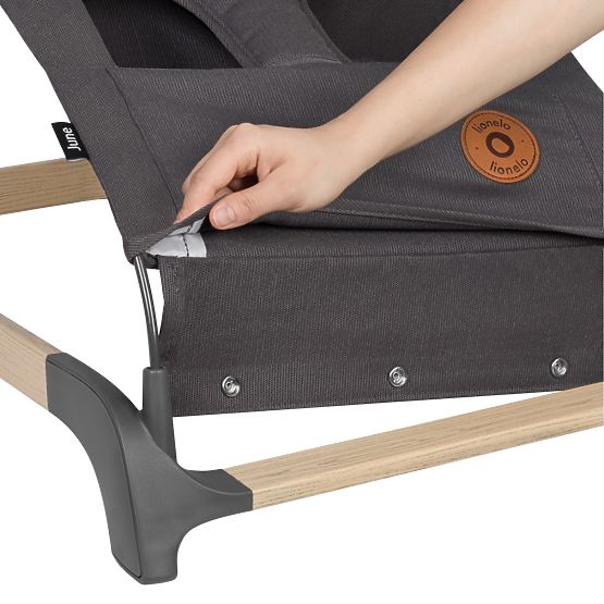 Houpací lehátko pro miminko - šedé