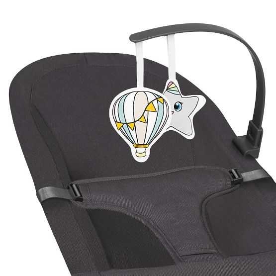 Houpací lehátko pro miminko - šedé