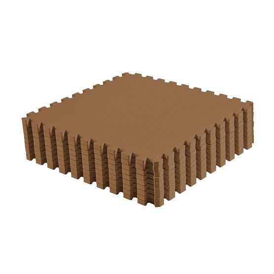 Hrací podložka TODDLEKIND 130 x 130 cm - Camel