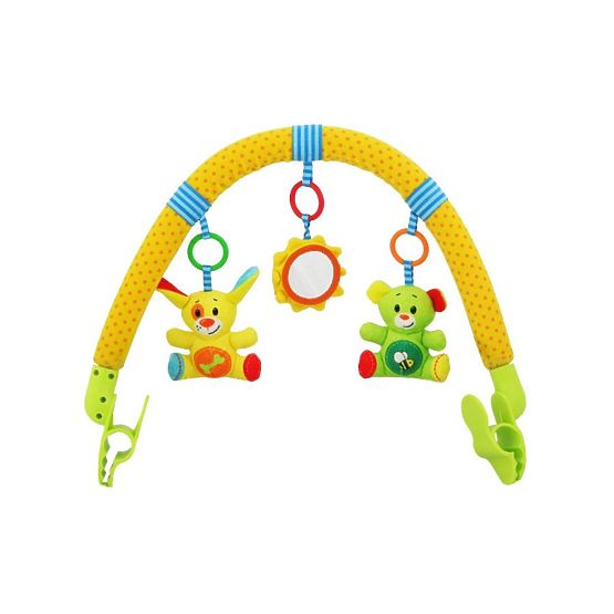 Hračka na kočárek Baby Mix sluníčko, myška, pejsek Dle obrázku