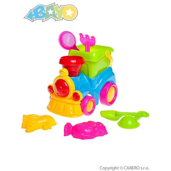 Hračky na písek Bayo mašinka 8 ks Dle obrázku