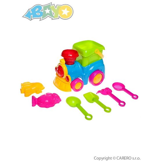 Hračky na písek Bayo mašinka 8 ks Dle obrázku