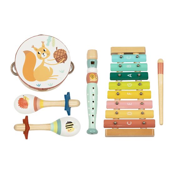 Hudební set - lesní zvířátka