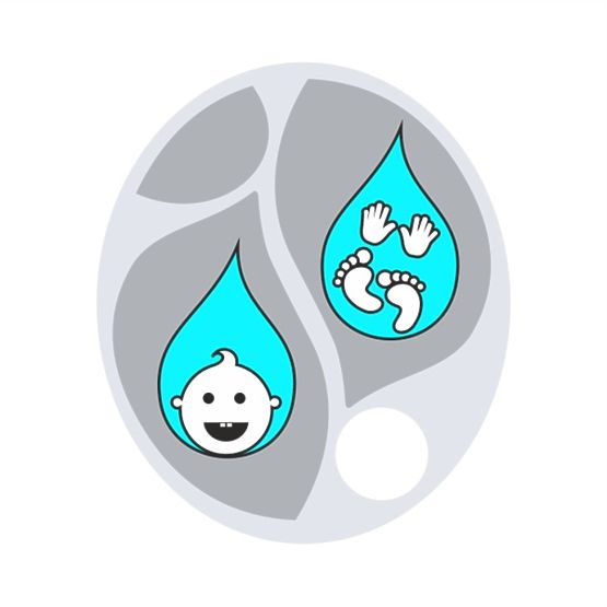 Hygienická miska s koupacími potřebami - různé barvy