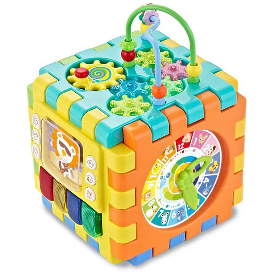 Interaktivní hrající kostka Baby Mix velká Multicolor