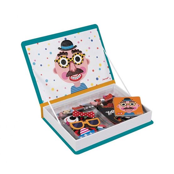Janod Magnetibook Zábavné tváře chlapci