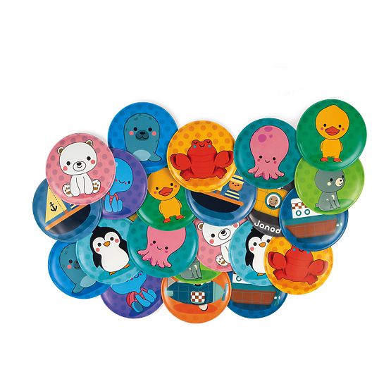 Janod Obrázkové pexeso do vany 24 ks