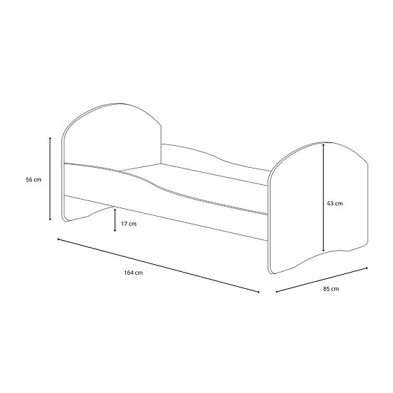 Jednolůžko Luk160x80