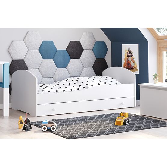 Jednolůžková postel Luk140x70 se zásuvkou