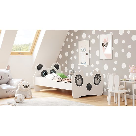 Jednolůžková postel Panda 140x70 s matrací