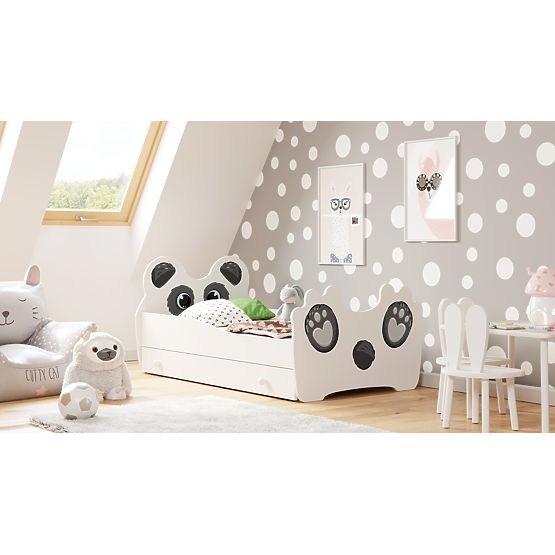 Jednolůžková postel Panda 160x80 s šuplíkem